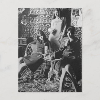 60's Milkshake girls POSTCARD