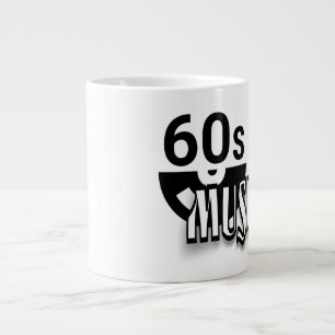 60s Music - Jumbo Mug