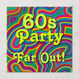 60s Party Invitation
