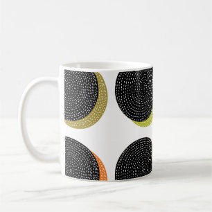 60s Polka Dots: Decorative Vintage Cheer. Coffee Mug