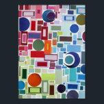 60's Retro Disco Color Chart Collage Abstract<br><div class="desc">60's Retro Disco Color Chart Collage is an outstanding contemporary reinterpretation of 1960's disco design. Tune into the groovy sixties vibe with a fab designer who was there, albeit in short trousers for the early part of the decade! Technical note: the original artwork that this design was developed from is...</div>