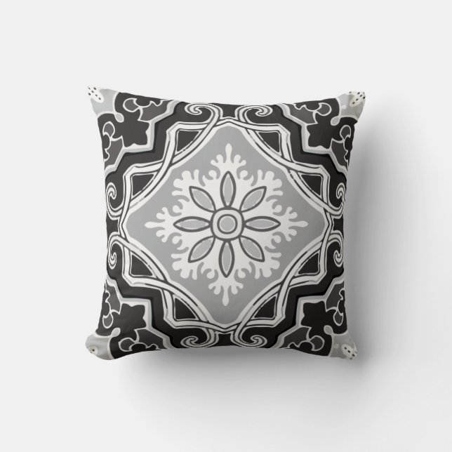 60s retro pattern cushion (Front)
