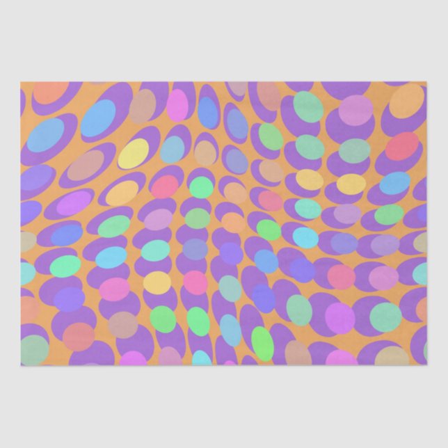 60s Retro Pop Art   Tissue Paper (Front)