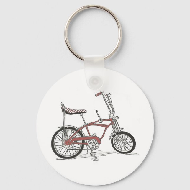 60's Schwinn Stingray Apple Krate Muscle Bike Key Ring (Front)