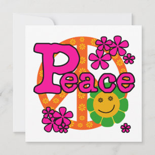 60s Style Peace T-shirts and Gifts