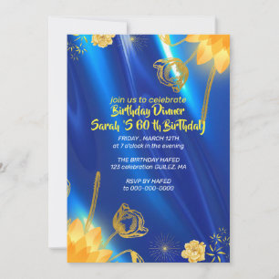 60th 50th 40th Birthday Party Invitation,  Invitation