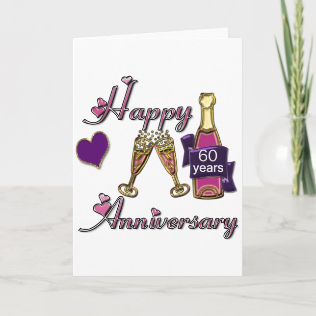 60th. Anniversary Card (Front)