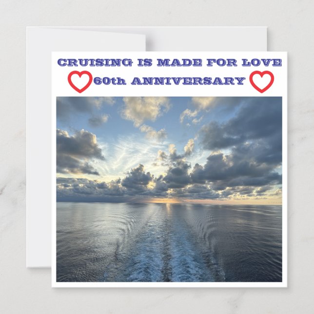 60th ANNIVERSARY CRUISE DOOR MAGNET (Front)