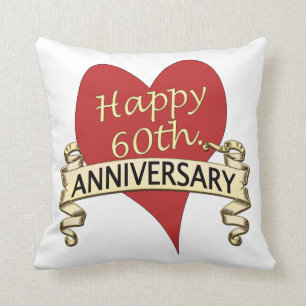 60th. Anniversary Cushion