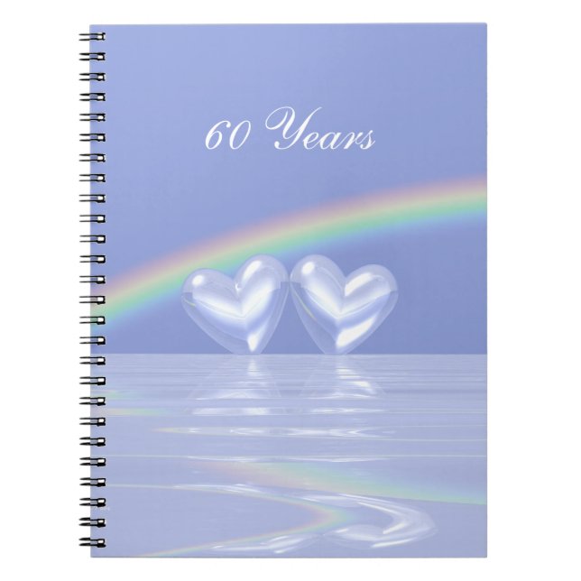 60th Anniversary Diamond Hearts Notebook (Front)