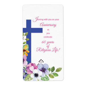 60th Anniversary, Nun, Religious Life Cross