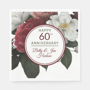 60th Anniversary Party - Paper Napkins