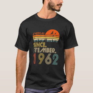 60Th B-Day Vintage Awesome Since January 1962 60 Y T-Shirt