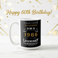60th Birthday 1966 Legendary Retro