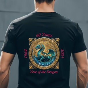 60th Birthday 2024 Chinese Year of the Dragon 1964 T-Shirt