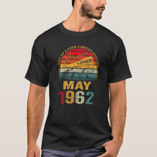60th Birthday  60 Year Old Awesome Since May 1962 T-Shirt