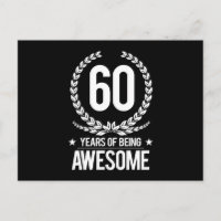 60th Birthday (60 Years Of Being Awesome)