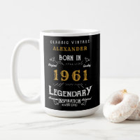 60th Birthday Add Your Name Born 1961 Legendary