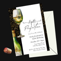 60th Birthday Aged to Perfection White Wine