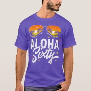60th Birthday Aloha Beach Tropical Vacation Party T-Shirt