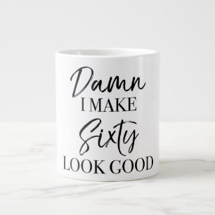 60th Birthday Attitude Large Coffee Mug