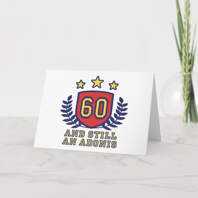 60th Birthday Card (Front)