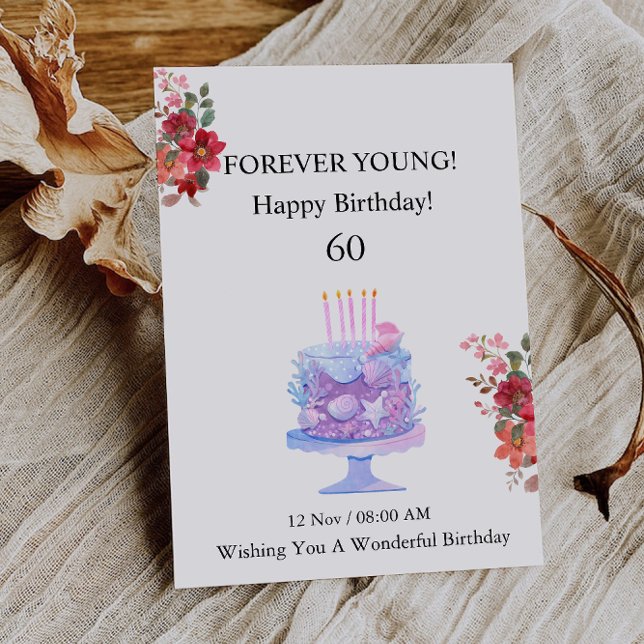 60th BIRTHDAY CARD (60th BIRTHDAY CARD)