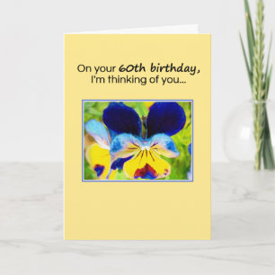 60th Birthday Card