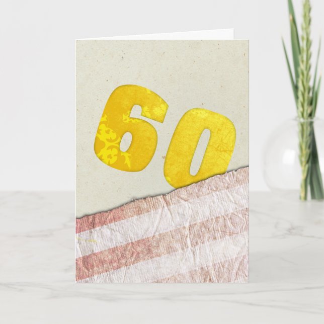 60th Birthday Card (Front)