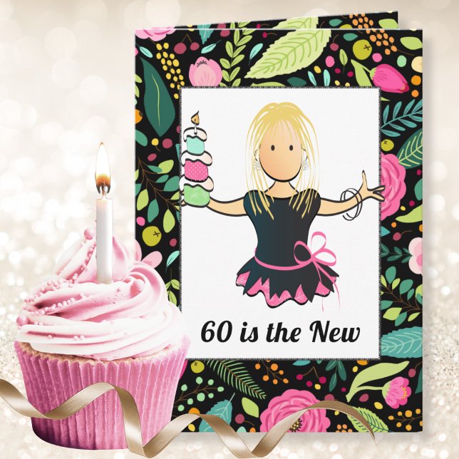 60th Birthday Card for Her - Fabulous and Funny (Creator Uploaded)