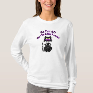 60th Birthday Cat Gifts T-Shirt