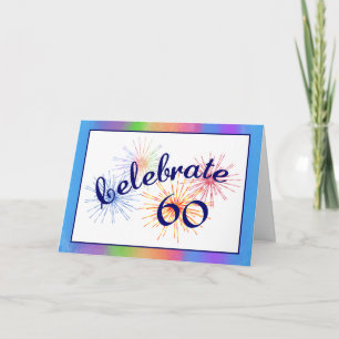 60th Birthday Celebration Card