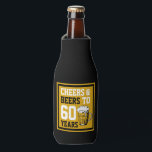 60th Birthday Cheers & Beers to 60 Years Bottle Cooler<br><div class="desc">60th Birthday Cheers & Beers to 60 Years 60th Birthday Celebration!</div>