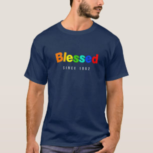 60Th Birthday Christian Gifts Blessed Since 1962 T-Shirt