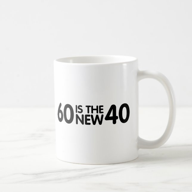 60th birthday coffee mug (Right)