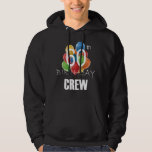 60th Birthday Crew 60 Party Crew Group Men Hoodie<br><div class="desc">60th Birthday Crew 60 Party Crew Group Friends BDay design Gift Tee Men Basic Hoodie Classic Collection.</div>