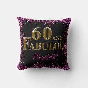 60th Birthday Cushion