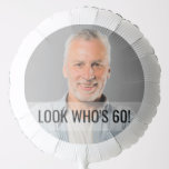 60th Birthday Custom Photo Balloon<br><div class="desc">Give regular bunches of party balloons a more personal touch that will bring a smile to everyone's face by mixing in a few custom photo balloons showing the birthday boy or girl at different stages of their life. Party guests will love seeing cute or embarrassing old photos of the birthday...</div>