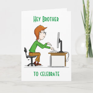"60th BIRTHDAY FOR MY BROTHER" Card
