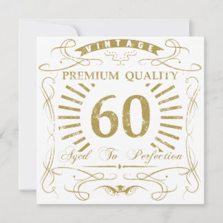 60th Birthday Gag Gift Card
