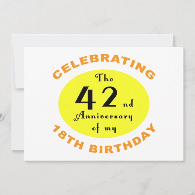 60th Birthday Gag Gift Card (Front)