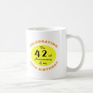 60th Birthday Gag Gift Coffee Mug