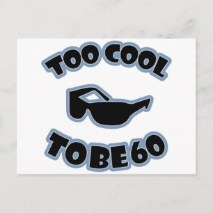 60th Birthday Gag Gift Postcard