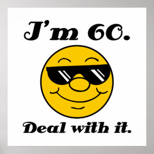 60th Birthday Gag Gift Poster