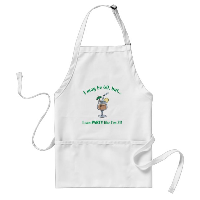 60th Birthday Gag Gift Standard Apron (Front)
