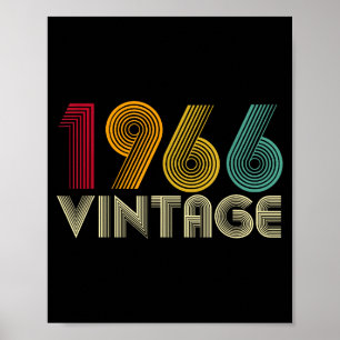 60th Birthday Gift 60 Years Old Men Women Retro Vi Poster