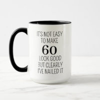 60th Birthday Gift for Women, 60th Birthday Mug, P