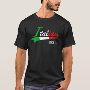 60Th Birthday Gift Italian Since 1961 60 Years Bor T-Shirt