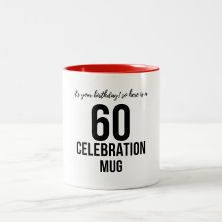 60th birthday gift mug | Birthday gift idea