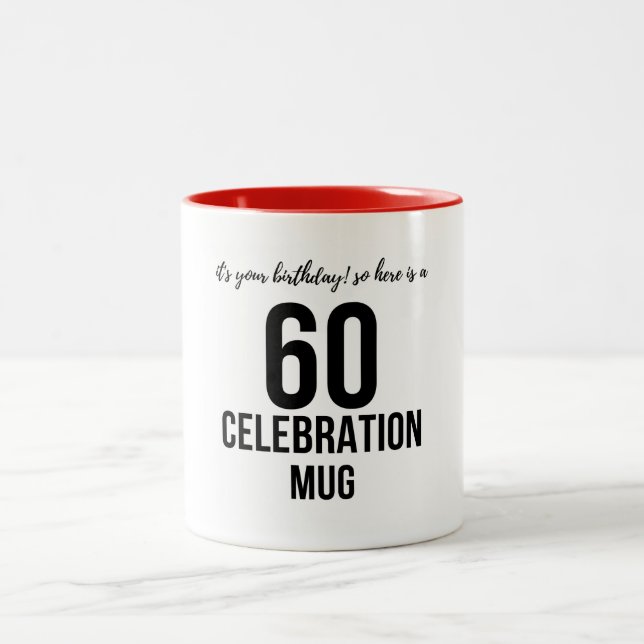 60th birthday gift mug | Birthday gift idea (Center)